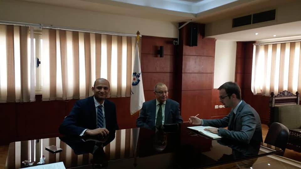 مباحثات تعاون مشترك بين أكاديمية البحث العلمي والتكنولوجيا والأكاديمية الوطنية للعلوم ببيلاروسيا