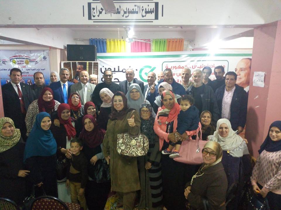 روافد الخير دعما لمبادرة ١٠٠ مليون صحة بنادي شمال سيناء