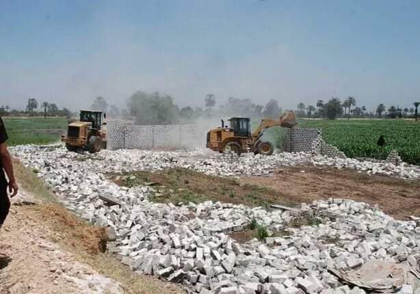 الزراعة :إزالة 23 الف  حالة تعدي على الأراضى الزراعية خلال 6 أياميام