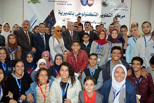 مرزوق وعجلان يفتتحان معرض العلوم والهندسة بالقليوبية