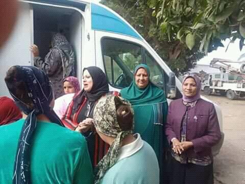 ” مستقبل وطن ” يوقع الكشف على 186 حالة فى قافلة طبية بقرية القيس ببنى مزار