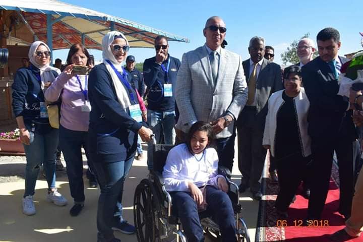 « عبدالله » يشارك أبناءه احتفالاتهم فى اليوم العالمى لذوى القدرات الخاصة