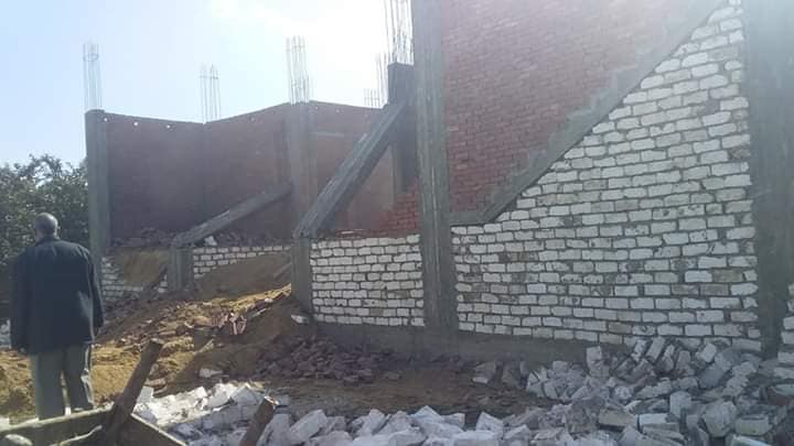 حملة لإزالة التعديات على الأراضي الزراعية ببني سويف