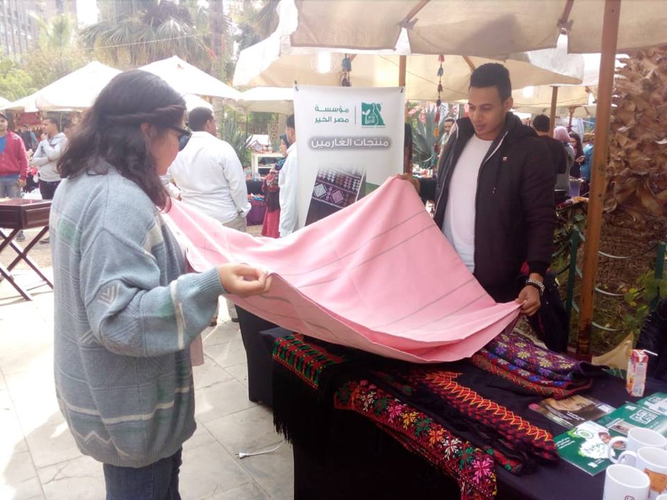 «مصر الخير» تشارك بمنتجات الغارمين في معارض التراث