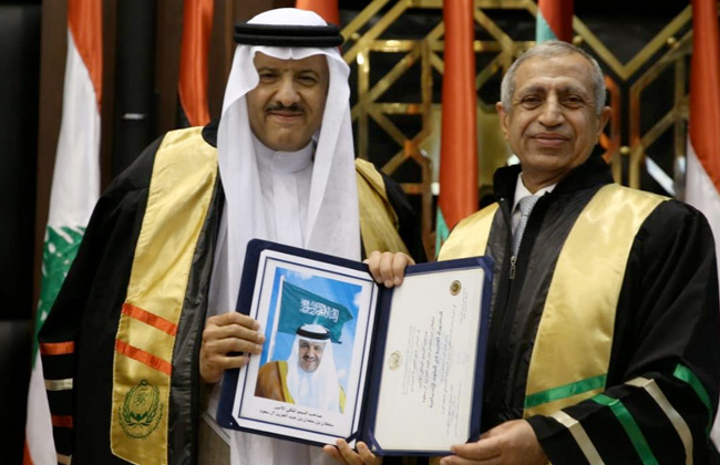 الأكاديمية العربية تمنح الدكتوراه الفخرية للأمير سلطان بن سلمان بن عبد العزيز آل سعود