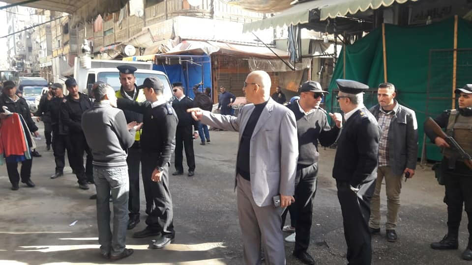 أحياء العرب والزهور ببورسعيد يشن حملة مكبرة لرفع وإزالة جميع كافة الأشغالات