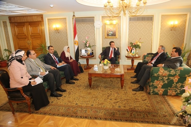 وزير التعليم العالي يلتقي سفير النمسا ووفدًا برلمانيا اردنيا