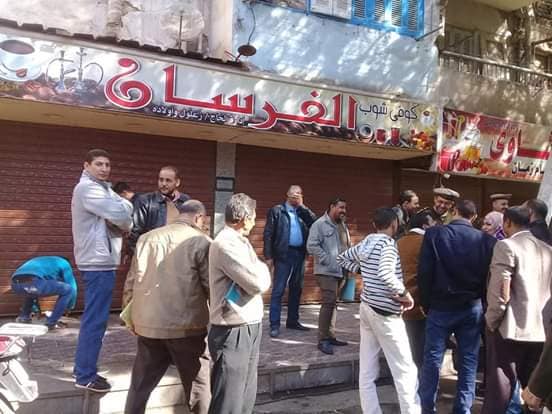سوهاج تشهد غلق 13 مقهي مخالف وتنفيذ قراري إزالة بالمخبز الآلي