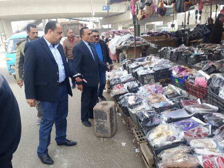 سلامة يقود حملة مكبرة لازالة الاشغالات بمدينة بنها