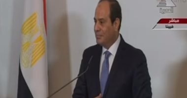 الرئيس السيسى يحذر من الإرهابيين الهاربين من مناطق النزاع