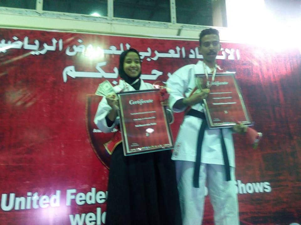 لاعبي الوادي الجديد يحصدون المركز الاول في بطولة الاتحاد العربي للعروض الرياضية