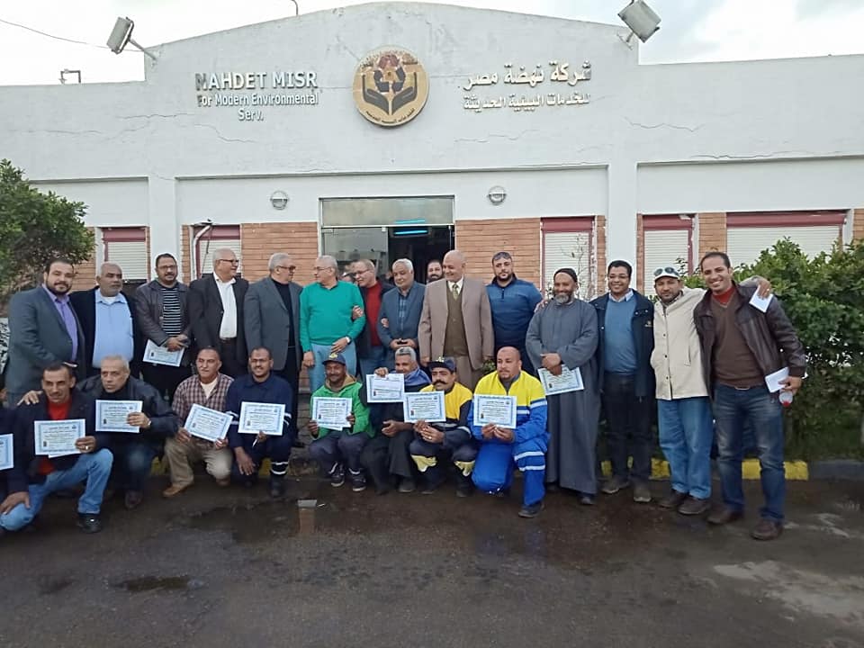 اجتماعات مكثفه لنهضة مصر لتنفيذ خطط العمل وتكريم العمال المميزين