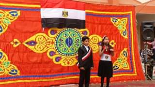 خريجى الأزهر وبيت العائلة ببورسعيد يشاركان فى إحتفالية عيد النصر بمدرسة المناخ