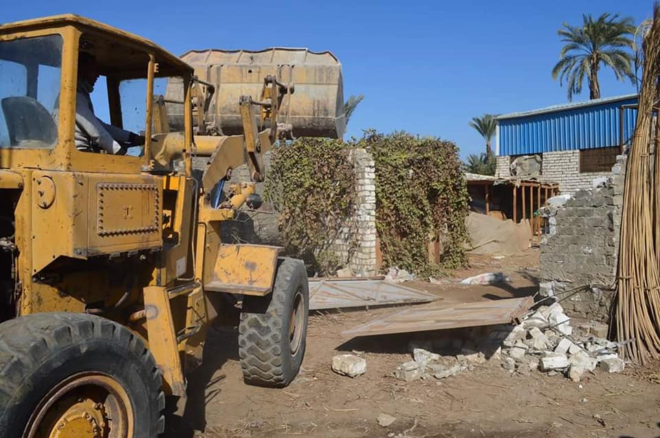 ازالة 34 حالة تعدي على الاراضي الزراعيه في حملة مكبرة بابشواي