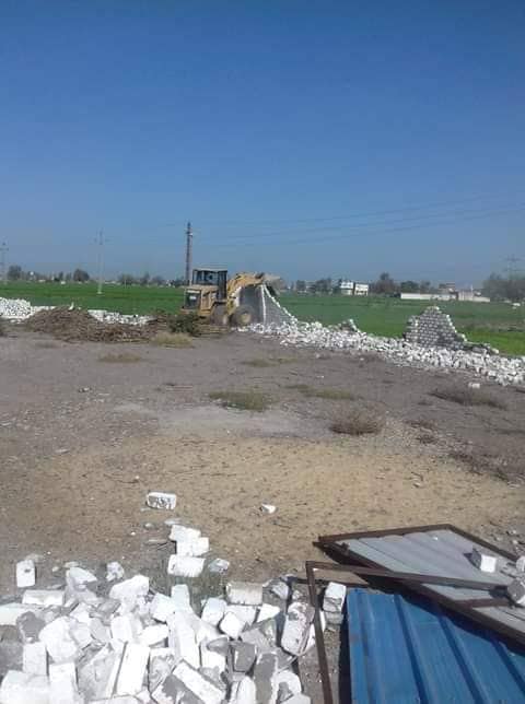 محافظة البحيرة تنفذ إزالة 62 حالة تعدى علي أراضى زراعية