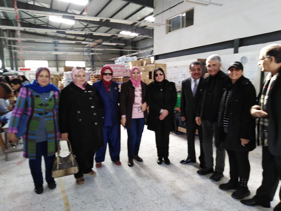 القومي للمرأة بمحافظة البحيرة يتفقد عدد من مصانع الغزل والنسيج