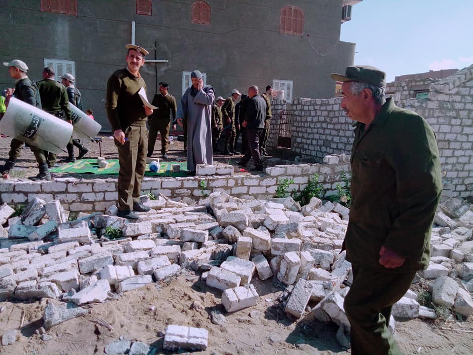 ازالة كافة اشكال التعديات على اراضي الاصلاح الزراعي بحملة مكبرة بابشواي الفيوم