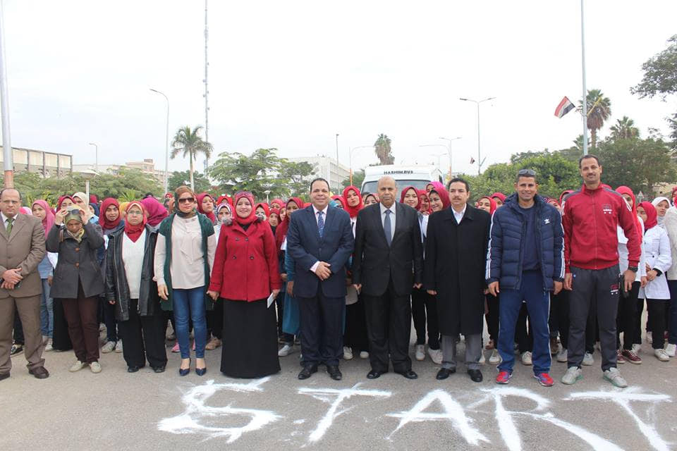 التربية للطفولة المبكرة تطلق مشاركتها في المهرجانات الرياضية بجامعة المنيا