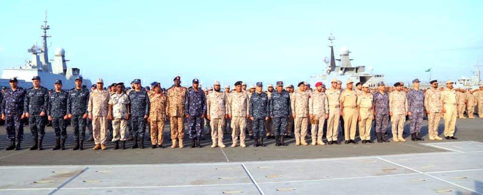 بدء فعاليات التدريب البحرى  الموج الأحمر-1 بمشاركة مصر والسعودية والأردن وجيبوتى والسودان واليمن