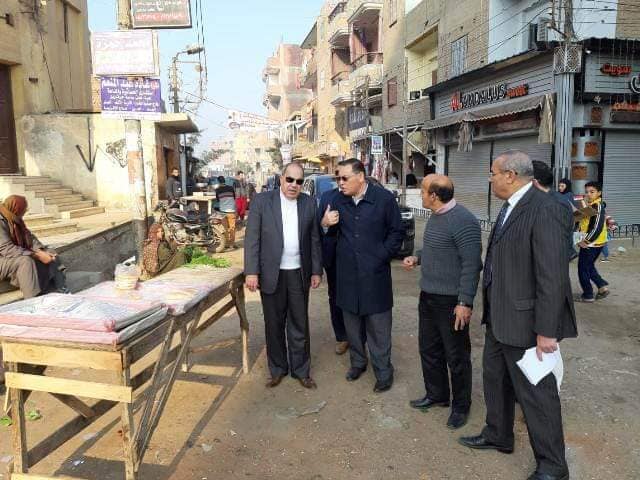 جوله تفقديه لمحافظ الشرقية بقرية الجُديدة مركز منيا القمح