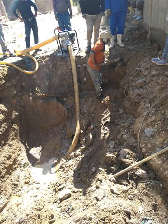 حمايه يتلقي استغاثه اهالي الدابوديه اسوان