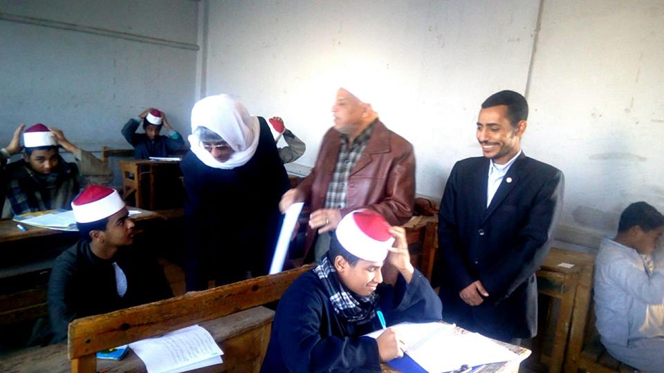 إنتظام أعمال إمتحانات الشهادة الإعدادية الأزهرية بأبوتيج بأسيوط