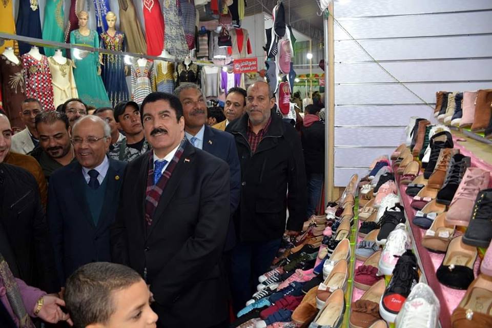 مرزوق والفيومي وحسب الله يفتتحوا معرض الاسرة بالمؤسسة العمالية بشبرا الخيمة