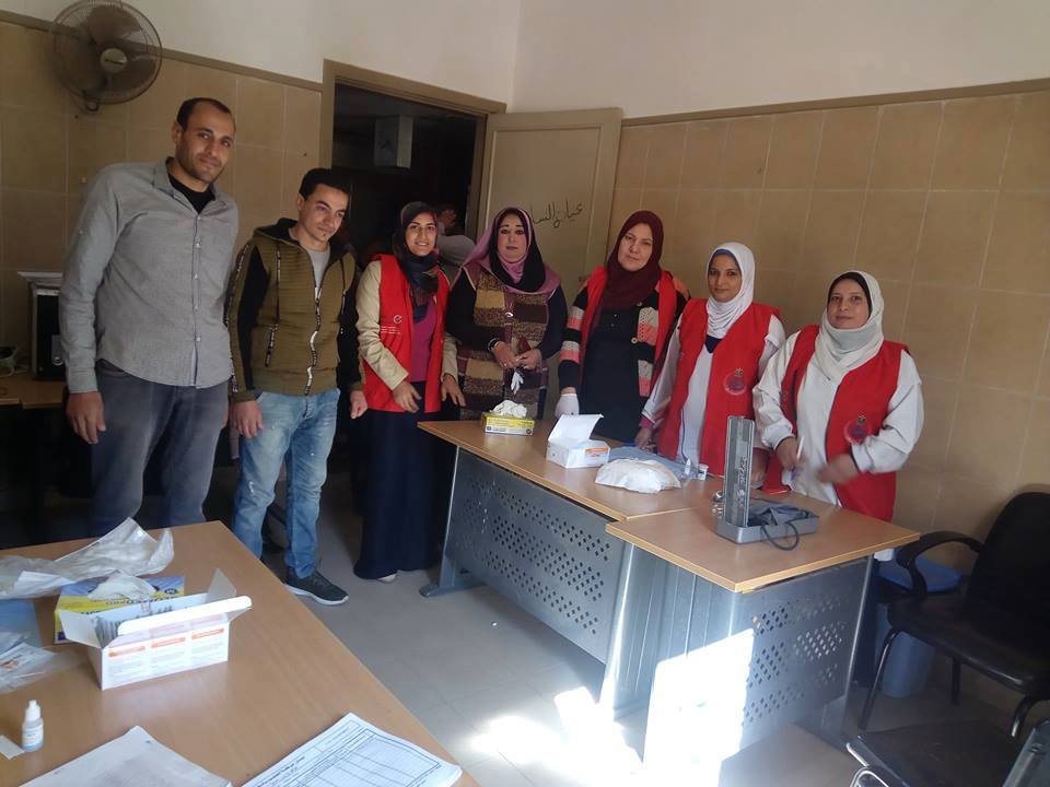 إعلام المنوفية يشارك في حملة «100 مليون صحة» بأشمون