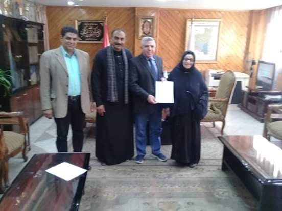 قطعة أرض بمركز بسيون تتبرع بها مواطنة لإقامة محطة صرف صحي 