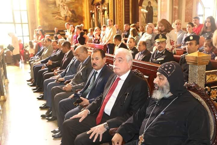 ”فوده” يشهد الإحتفالية السنوية بعيد الميلاد المجيد بكاتدرائية السمائيين بشرم الشيخ