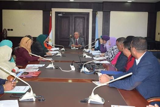 محافظ البحر الأحمر يلتقى المجلس القومى للمرأه بتشكيله الجديد