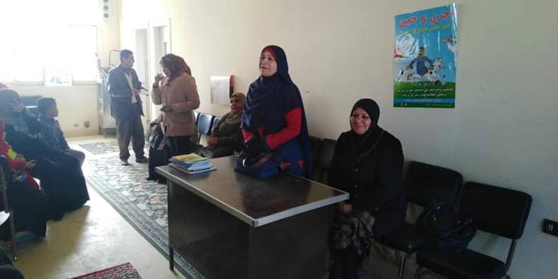 يوم ثقافى صحى لفريق العمل السكاني في حى الجناين بالسويس