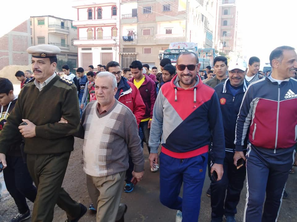 مهرجان المشي والجري بمركز بيلا بكفرالشيخ