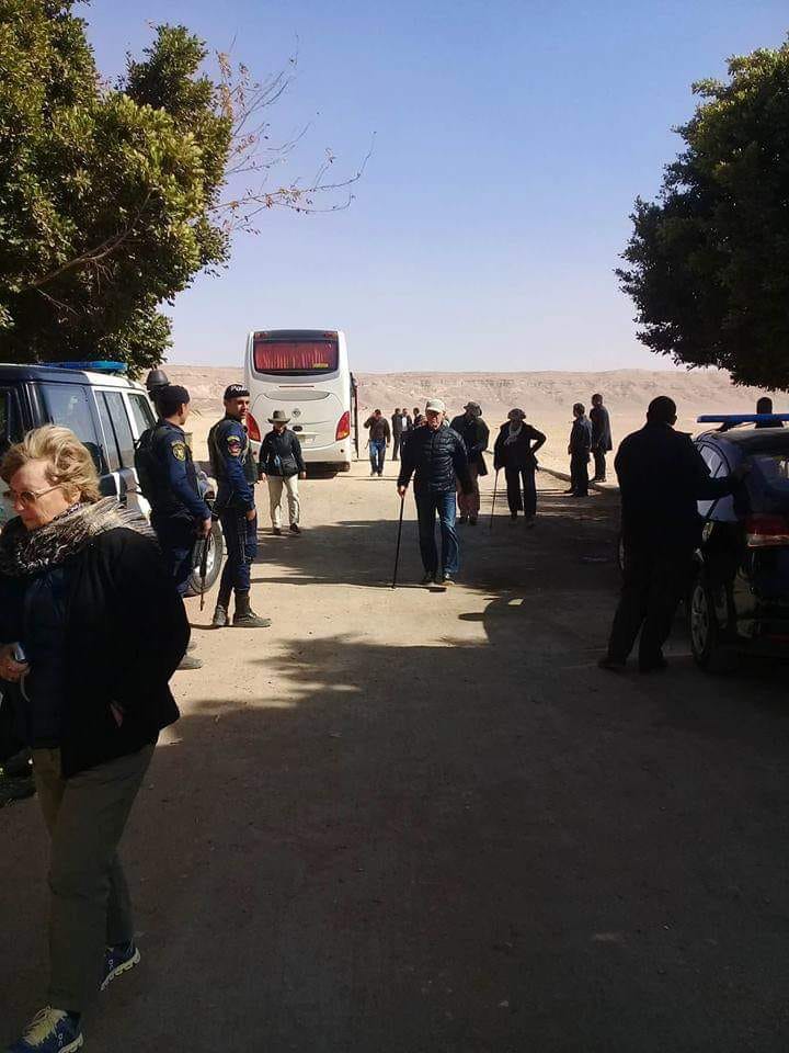 وفدان اجنبيان بالمنيا لزيارة الاثار الفرعونية والاسلامية والقبطية