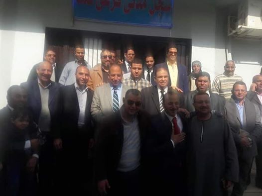 حمزاوى وذكى يشهدان حفل إفتتاح سجل مدنى قرية تلت جنوب بني سويف