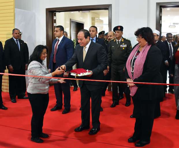 بالصور .. الرئيس السيسي يشهد افتتاح معرض القاهرة الدولى للكتاب 2019