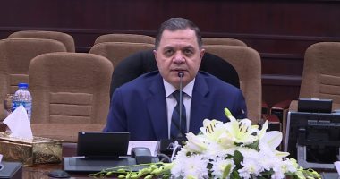 وزير الداخلية يلقي كلمة بمناسبة الاحتفال بعيد الشرطة الـ 67