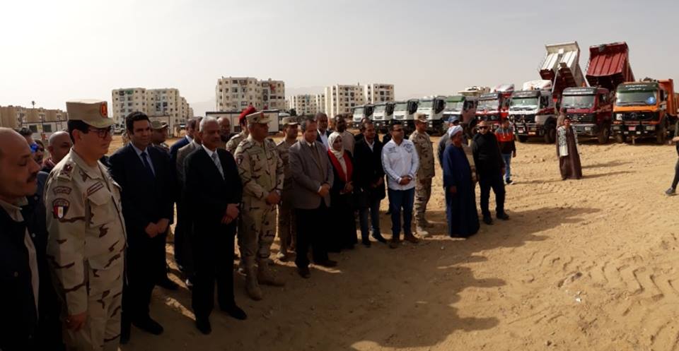 ”عرفات” وصقر” يعطيان إشارة البدء لمشروع إسكان المستقبل بالسويس