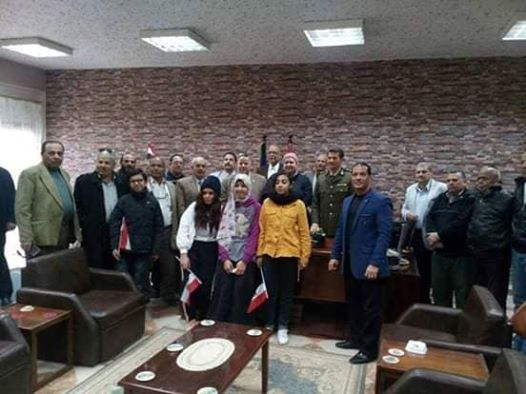 إدارة السنطة التعليمية تهنئ وتشارك الداخلية احتفالاتها بالعيد القومى للشرطة