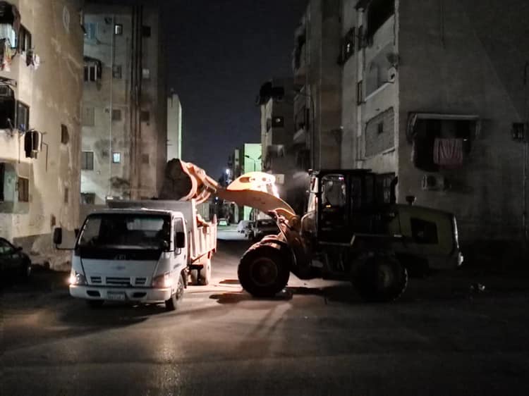 استكمال أعمال النظافة اليومية بجميع احياء محافظة بورسعيد