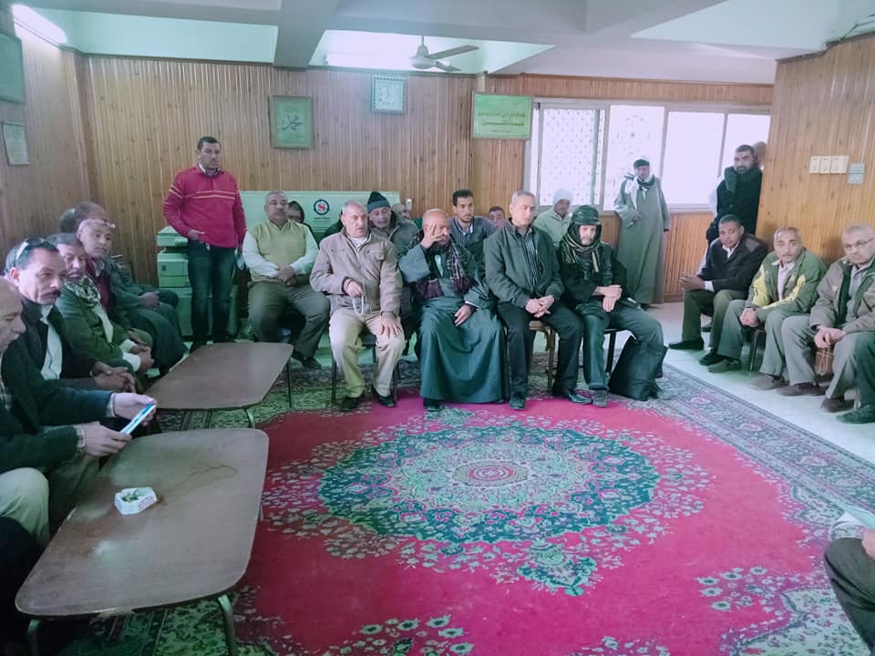 اجتماع الادارة الزراعيه بابشواي بالفيوم