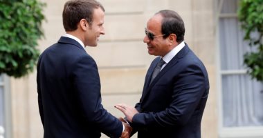 الرئيسان السيسي وماكرون يعقدان مؤتمرا صحفيا بقصر الاتحادية