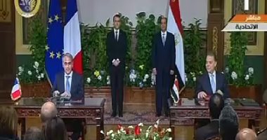السيسي وماكرون يشهدان مذكرة تفاهم لتمويل المرحلة الرابعة من الخط الثالث للمترو