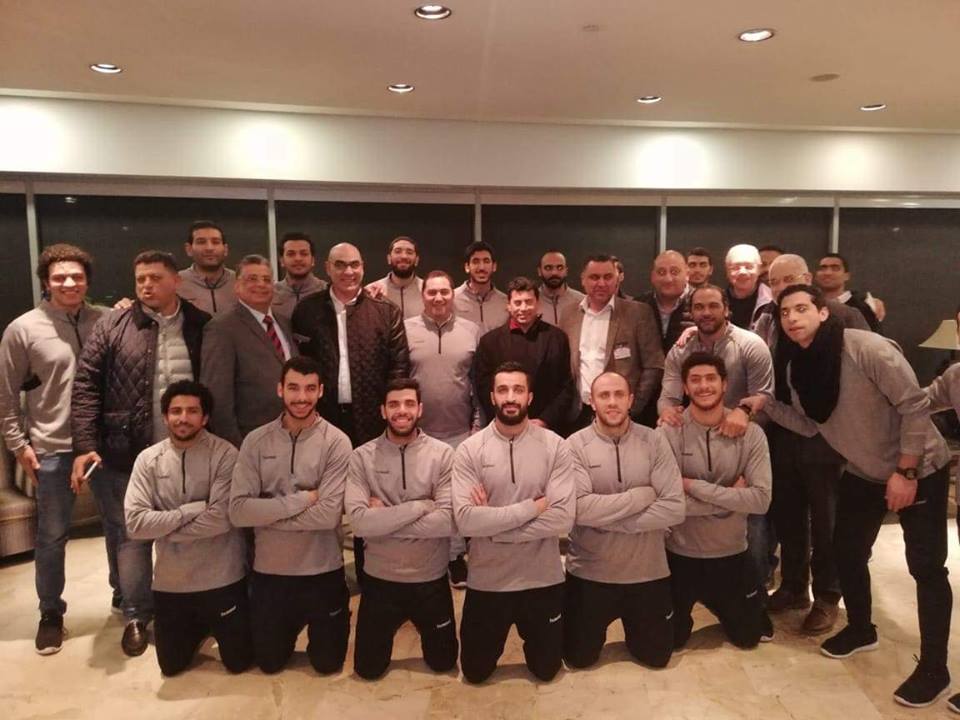 وصول بعثة منتخب مصر لكرة اليد برفقة وزير الشباب والرياضة