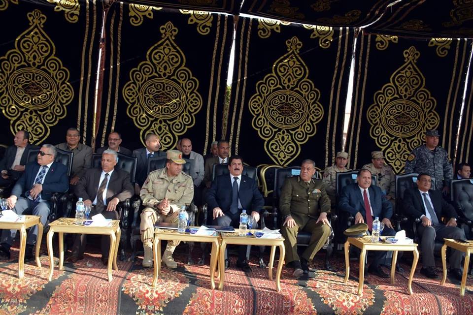 محافظ القليوبية يشاهد تجربة تأمين هدف حيوي بالحراسات المشددة بشركة انابيب بترول مسطرد