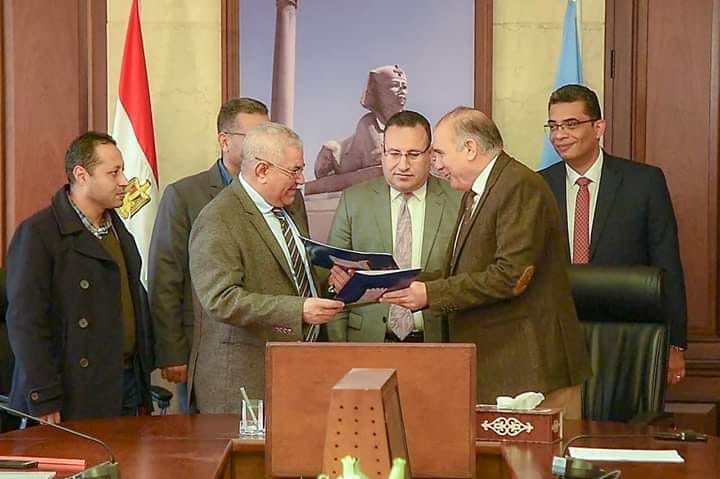 محافظة الاسكندرية توقع بروتوكول لإضافة خط لانتاج الوقود البديل (R.D.f) بمصنع الزياتين