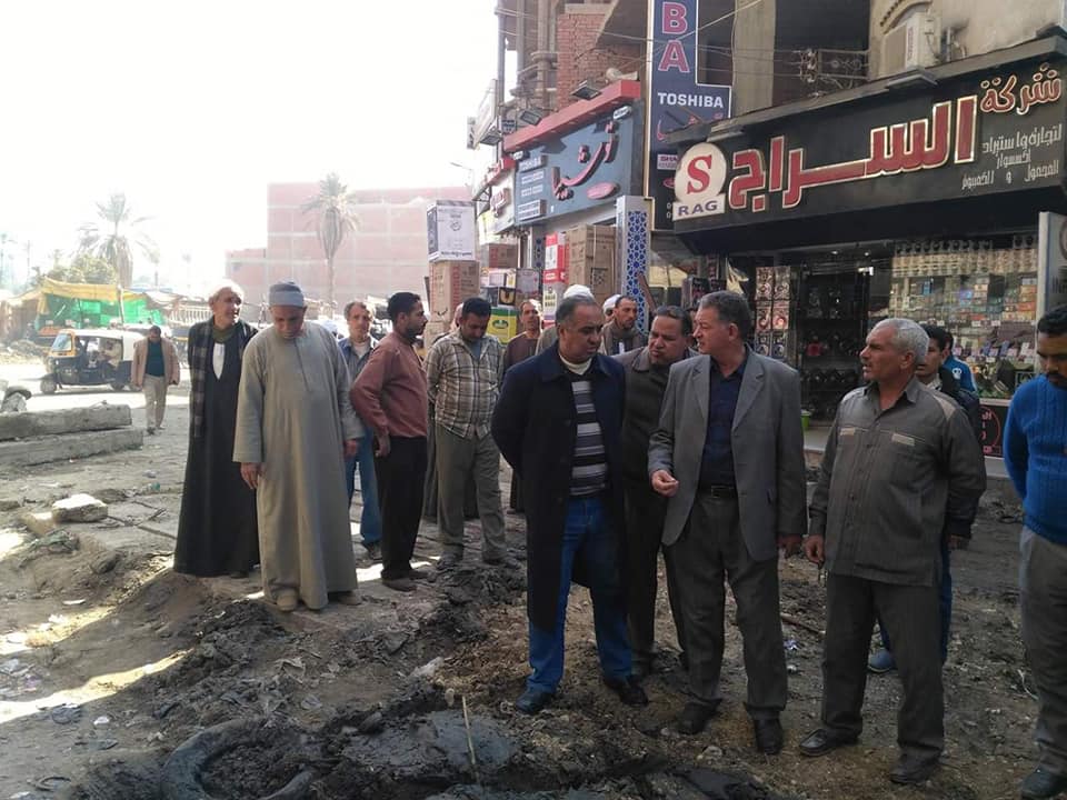 الإنتهاء من الأعمال الخرسانية وتغطيات خور بحر ابشواى بمنطقة ابوجنشو