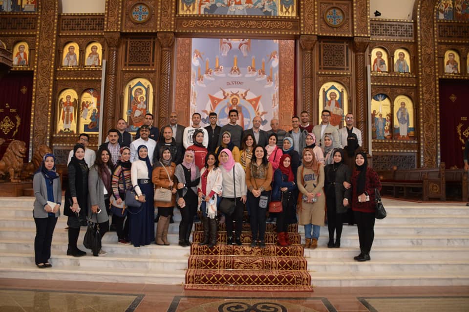 وفد من شباب بورسعيد يزور العاصمة الادارية