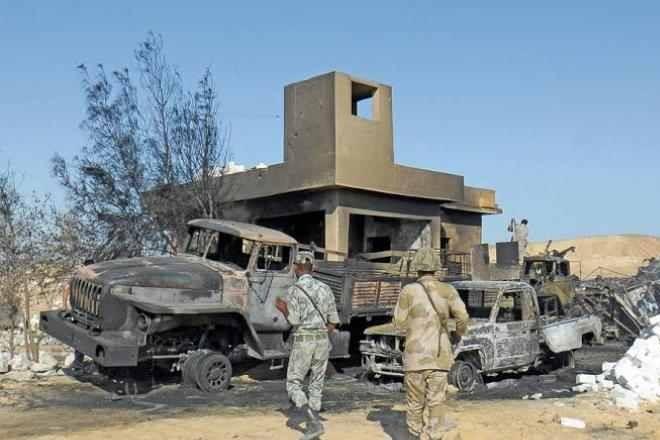 الوادي الجديد تشهد هجوم مسلح على كمين بغداد