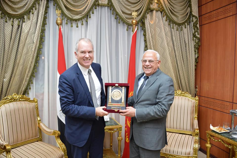 سفير الدنمارك يشيد بالعلاقات بين البلدين ويؤكد اهمية دور بورسعيد في التنمية الاقتصادية بمصر